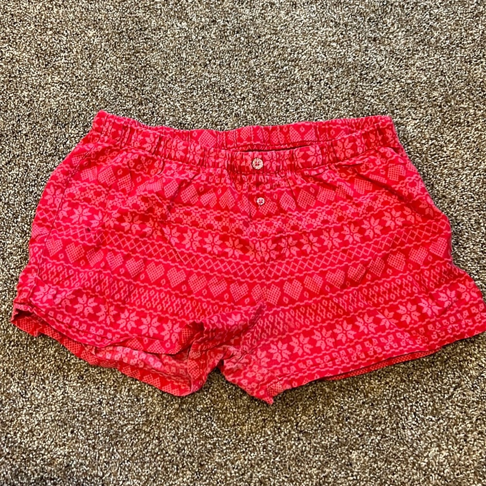 Red Christmas Sleep Shorts